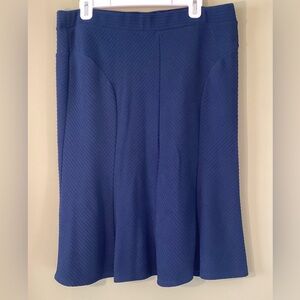 C EST. 1946 Ribbed Blue A-line Skirt L